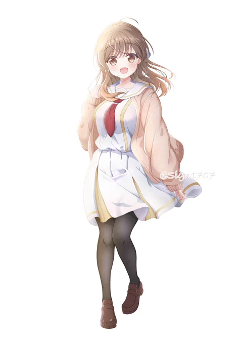 オリジナルキャラクター、二人目の看板娘の久遠あかりです。(三人目制作中です。最終的には四人を作る予定です。)#originalcharacter #オリジナルキャラクター 