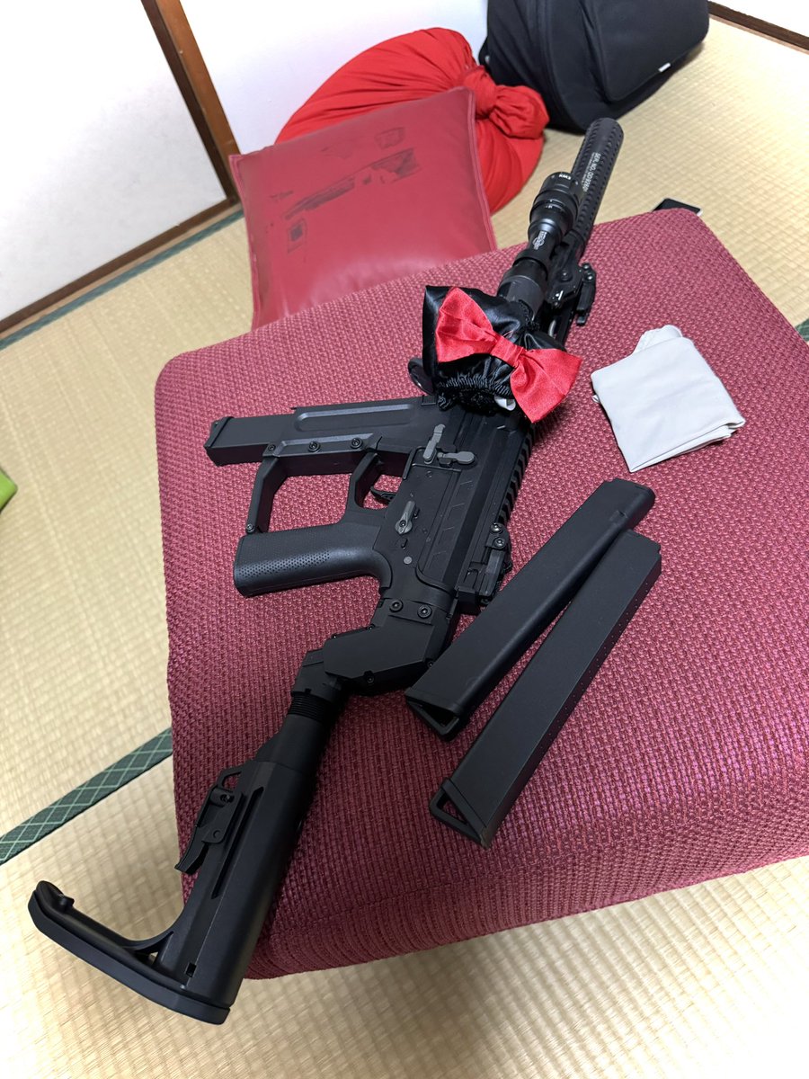 パートナーが、新しい相棒を可愛くしてくれました(おぱんちゅ)🤣🤣🤣