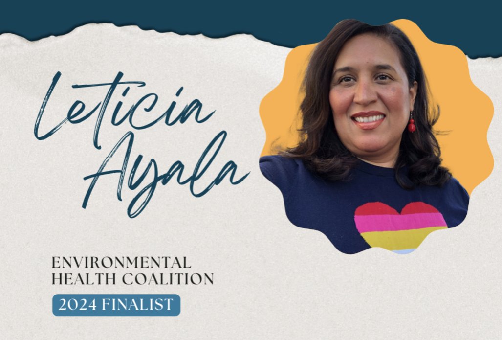 Congratulations to LGC Member Leticia Ayala who has been named an @SDCatalyst Nancy Jamison Fund for Social Justice Finalist! She is being recognized for her work in policy development, advocacy, outreach and education around lead poisoning prevention. Congratulations, Leticia!