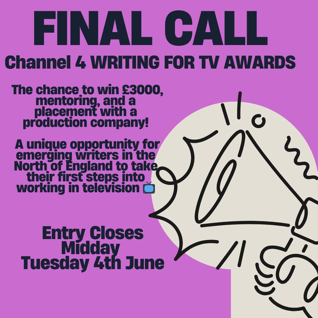 RED Production Co. (@redproductionco) on Twitter photo This year @nwnnewwritingnorth are celebrating their 25th Northern Writers’ Awards! Submissions must be made by 12pm Tuesday 4th June. Good Luck! newwritingnorth.com/northern-write… This year @nwnnewwritingnorth are celebrating their 25th Northern Writers’ Awards! Submissions must be made by 12pm Tuesday 4th June. Good Luck! newwritingnorth.com/northern-write…
