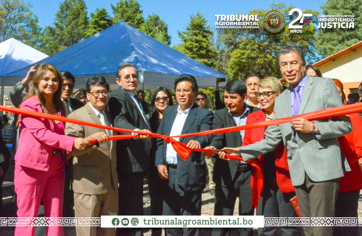 TRIBUNAL AGROAMBIENTAL, PARTICIPÓ DE LA INAUGURACIÓN DEL “MUSEO JUDICIAL DE LA MEMORIA” 
tribunalagroambiental.bo/2024/05/23/tri…