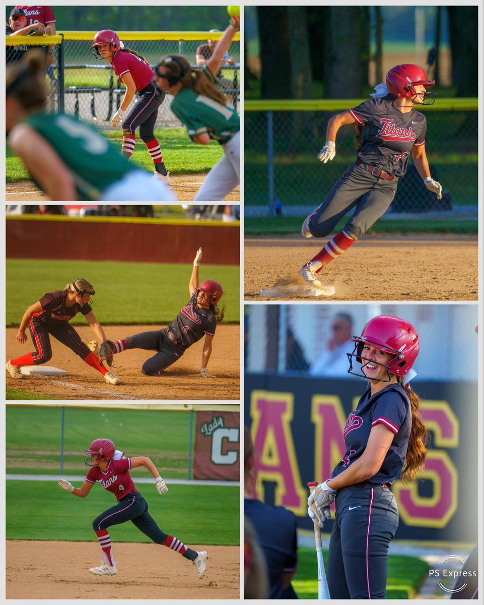 GSTitans1's tweet photo. School Record Tied!!

Congrats to Lady Titan Ally Malone!
Ally capped off a stellar high school athletic career by tying the school record for stolen bases in a season with her 40th today.
This ties 2023 grad Sydney Long, who had 40 in 2022. 
Great job Ally!

#titanpride https://t.co/zeJb47f3UP