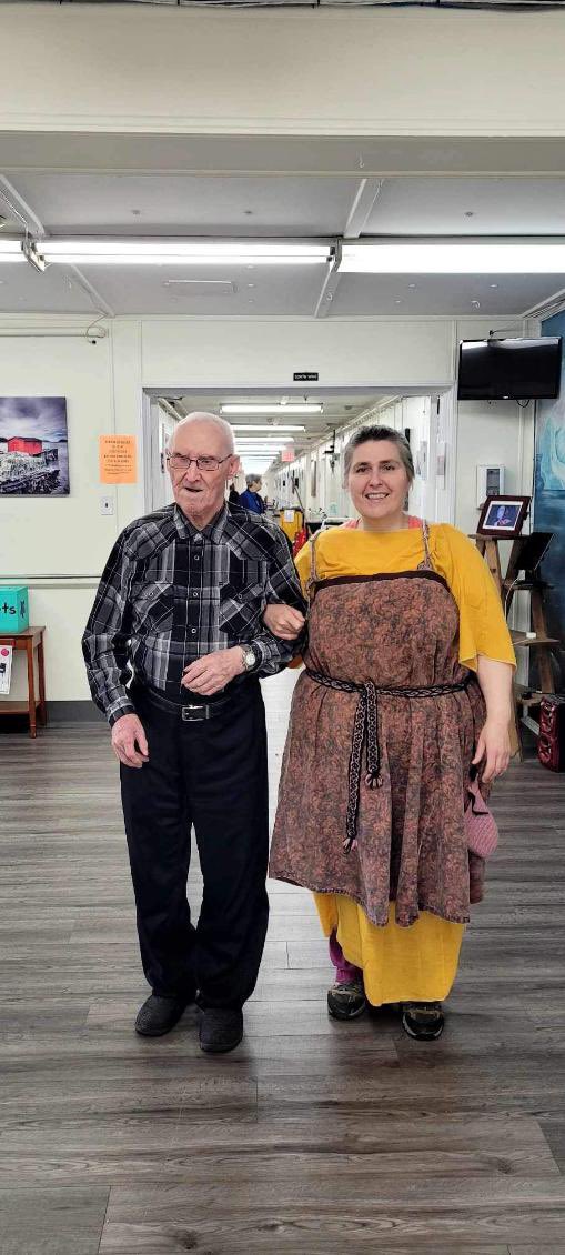 WildlandsOceans's tweet photo. The Vikings visited the Shirley's Haven Personal Care Home today in St.Anthony with a Viking Feast.  Lots of songs, laughter, and great food… compliments of Ambassatours Grayline and Wildland Tours!!  What a wonderful day it was for them all!! #ambassatourshfx #cruisenl https://t.co/qJXlC6fD3D