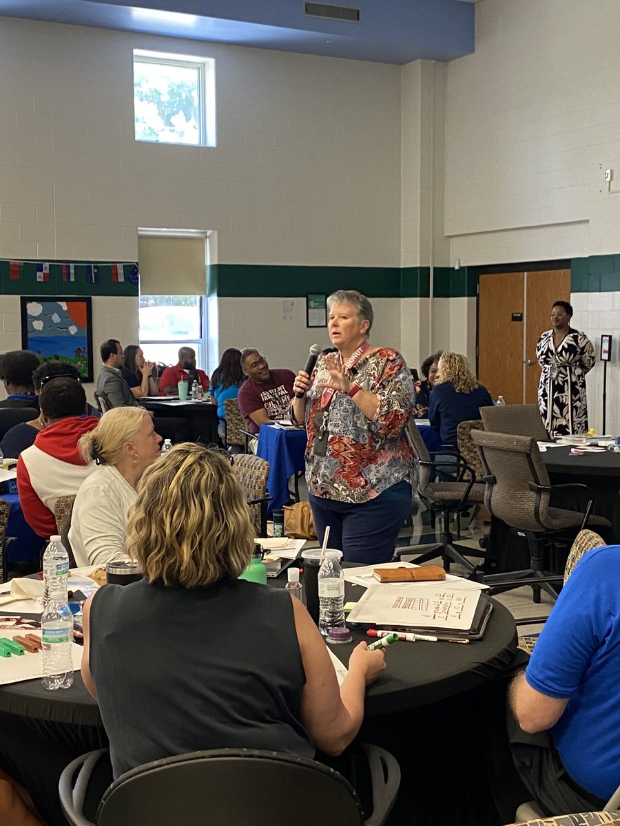<a href="/IPSSchools/">IPS</a> PreK-5 Principals and APs are digging into next year’s math curriculum, led by the incredible <a href="/MathyJones/">Kathy Jones</a>! #watchuswork #IPSDistrictPD #ipspd
