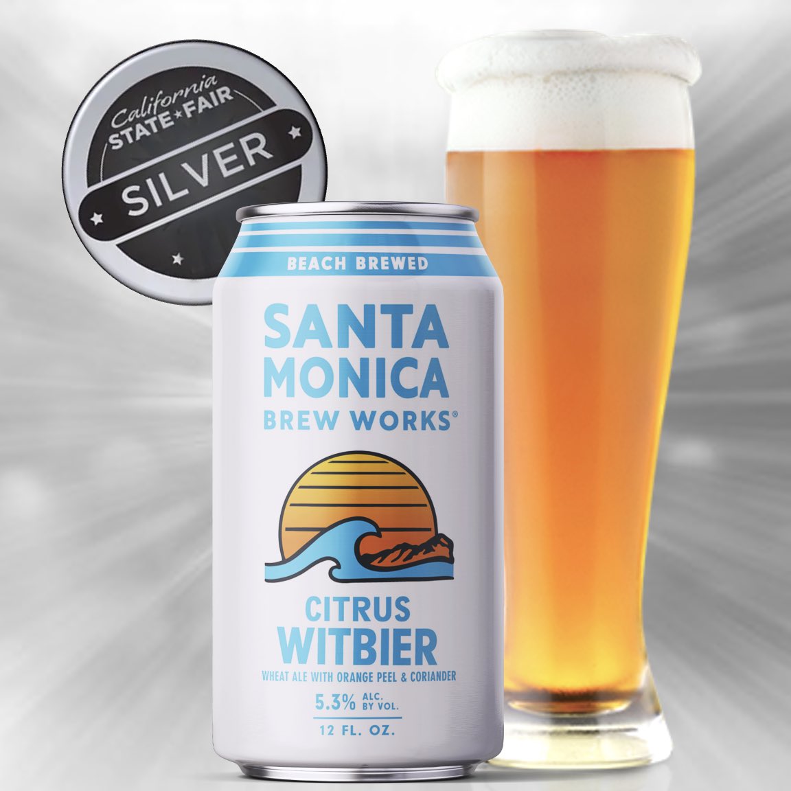 A Santa Monica original, still among the best in class! 
 
CITRUS WITBER was awarded a silver medal at Best of CA Commercial Craft Brew Competition 2024. Earning 2nd place in the Belgian-Style Witbier category. “Displaying excellent taste, aroma, and appearance.” - <a href="/CAStateFair/">Cal Expo & CA State Fair</a>