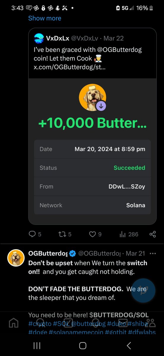 OGButterdog's tweet photo. @orhandco Im to big to play foolish games. Go hate on scammers bro https://t.co/DJrVzTPYLh