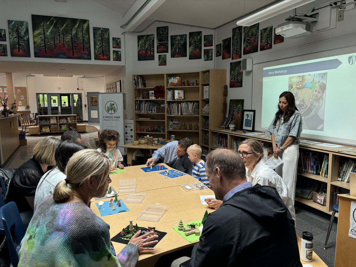 cypressparkwv's tweet image. Story Workshop with some students in K as part of our FESL - Voice &amp;amp; Choice: supporting communication skills through inclusive practices. So proud of our team! @WestVanSchools