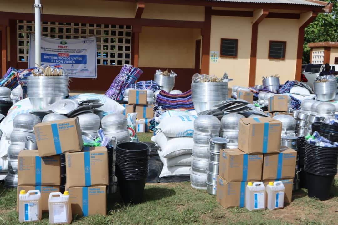 wfptogoCD's tweet photo. C’est avec un grand plaisir que j’ai participé ce jour à Titigbé, Sotouboua 🇹🇬 au lancement d’une opération d’assistance #humanitaire aux populations touchées par les inondations et  l'insécurité alimentaire.
Ensemble, nous bâtissons un futur plus sûr et #résilient pour tous https://t.co/nCPoLfknIc