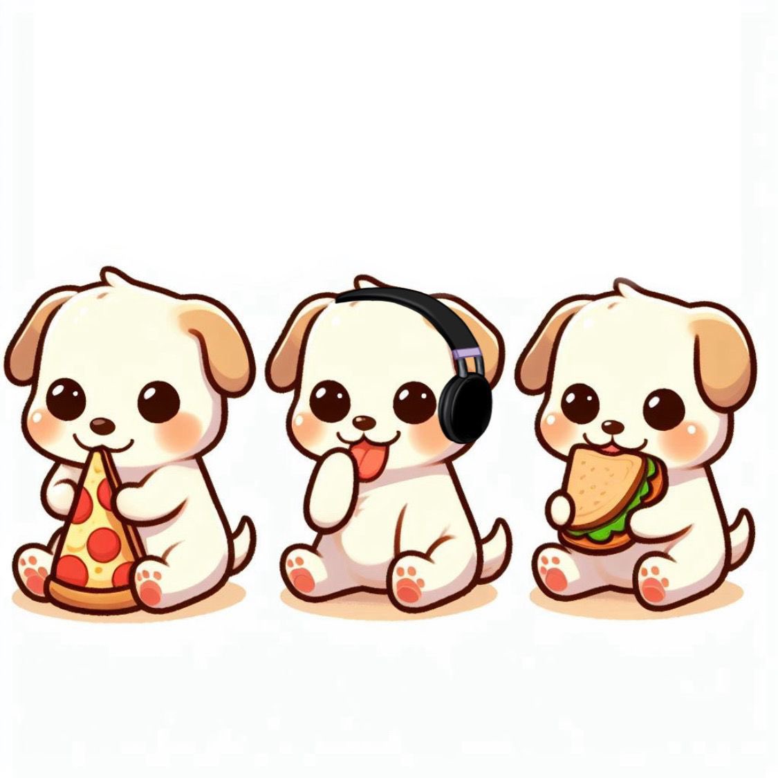 AJolie79762's tweet photo. -Just made a sparking visual of dog emotes for my client…✨Dm’s are open for commission, do hit me up for these kind of cutest art styles..🎨
#CommissionedArt #commissionopen  #animestyle #artist #emotes https://t.co/Do0rS8EUB7