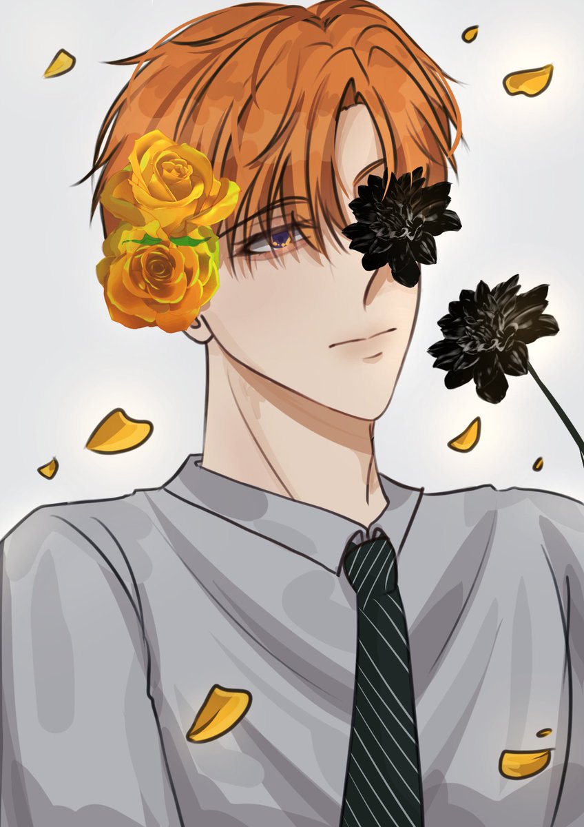 Flower symbolism both of these 

Art by @kai_andrew_art , @5h3nshen