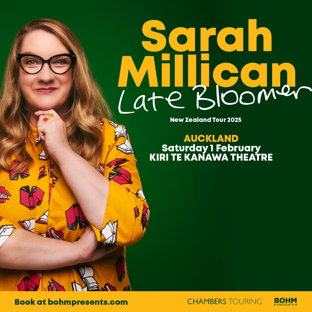 Auckland Live (@aucklandlive) on Twitter photo ๐ JUST ANNOUNCED ๐ Comedy lovers, get excited โ <a href="/SarahMillican75/">Sarah Millican</a> is returning to Aotearoa and to the Aotea Centre with a brand new show Feb next year! ๐ Tickets on sale this Fri 7 Jun, 10am. More info ๐ bit.ly/3wPjkcY <a href="/Bohmpresents/">Bohm Presents</a> #comedy #wearelive #aucklandlive ๐ JUST ANNOUNCED ๐ Comedy lovers, get excited โ <a href="/SarahMillican75/">Sarah Millican</a> is returning to Aotearoa and to the Aotea Centre with a brand new show Feb next year! ๐ Tickets on sale this Fri 7 Jun, 10am. More info ๐ bit.ly/3wPjkcY <a href="/Bohmpresents/">Bohm Presents</a> #comedy #wearelive #aucklandlive