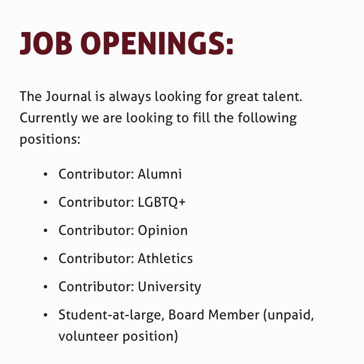 SMU Faculty of Arts (@smarts_smu) on Twitter photo #SMUdents, gain valuable writing experience while getting paid! <a href="/TheSMUJournal/">The SMU Journal</a> is looking for opinion writers plus news contributors to provide content on alumni, 2SLGBTQ+, athletics, and the university. Apply at thesmujournal.ca/job-openings. #StudentJournalism #SMUCommunity #writing #SMUdents, gain valuable writing experience while getting paid! <a href="/TheSMUJournal/">The SMU Journal</a> is looking for opinion writers plus news contributors to provide content on alumni, 2SLGBTQ+, athletics, and the university. Apply at thesmujournal.ca/job-openings. #StudentJournalism #SMUCommunity #writing