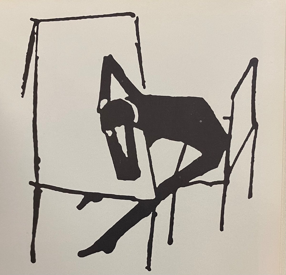 Drawing from Franz Kafka’s diaries