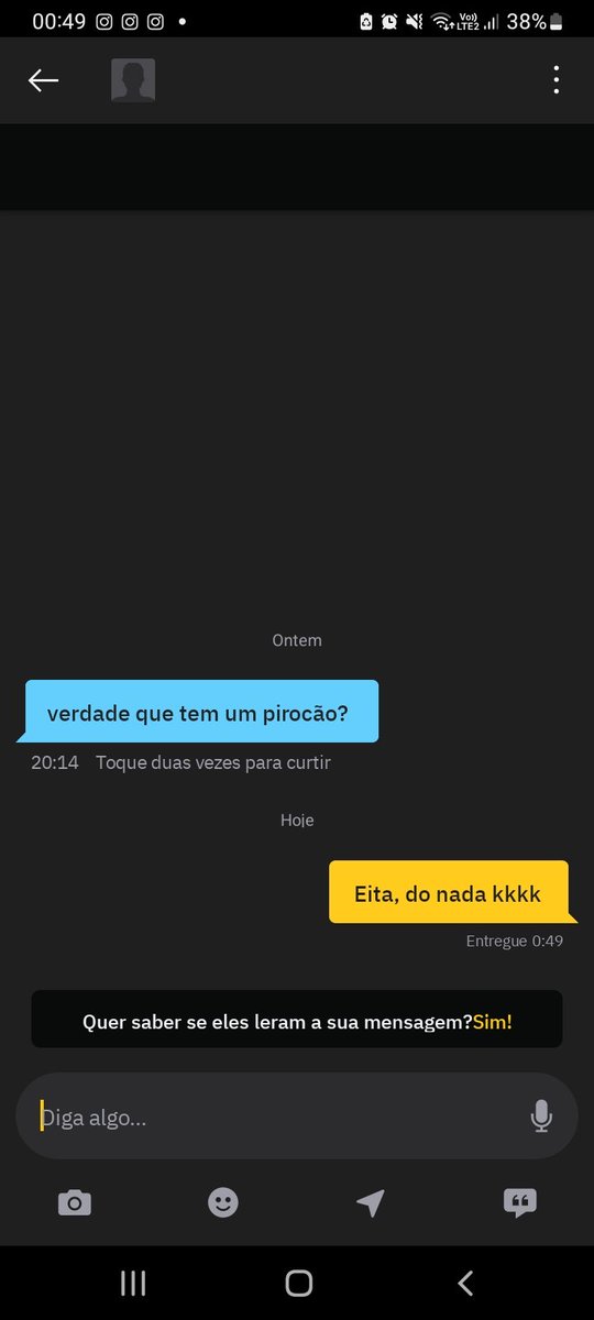 tchunaay_trance's tweet photo. Do neida, recebo isso!! Kkkk https://t.co/5yKvsDtma6
