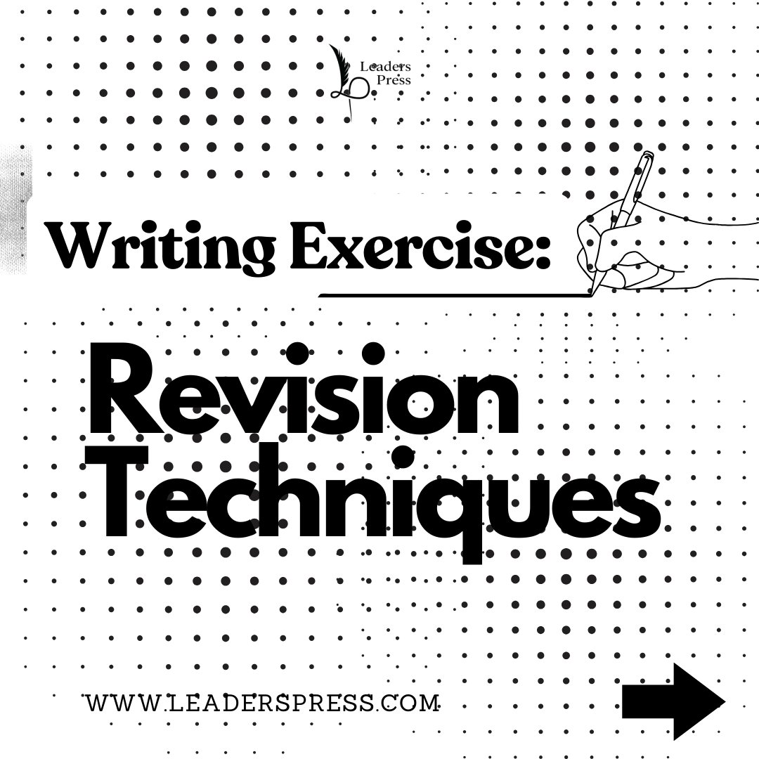 LeadersPress's tweet image. Mindset Monday - Writing Exercise : Revision Techniques

Revision techniques are essential for refining your writing and ensuring clarity, coherence, and engagement.

#EditingTips #WritingRevision #Proofreading #EditingProcess #WritingTips #ContentEditing #ReviseAndEdit