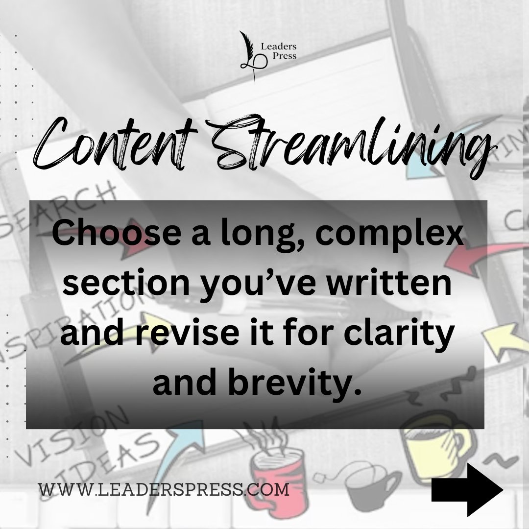 LeadersPress's tweet image. Mindset Monday - Writing Exercise : Revision Techniques

Revision techniques are essential for refining your writing and ensuring clarity, coherence, and engagement.

#EditingTips #WritingRevision #Proofreading #EditingProcess #WritingTips #ContentEditing #ReviseAndEdit