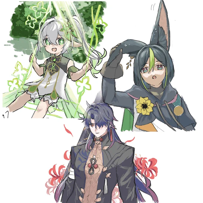 絵チャでたまーに描いてたやつを1枚におしこめたやつ