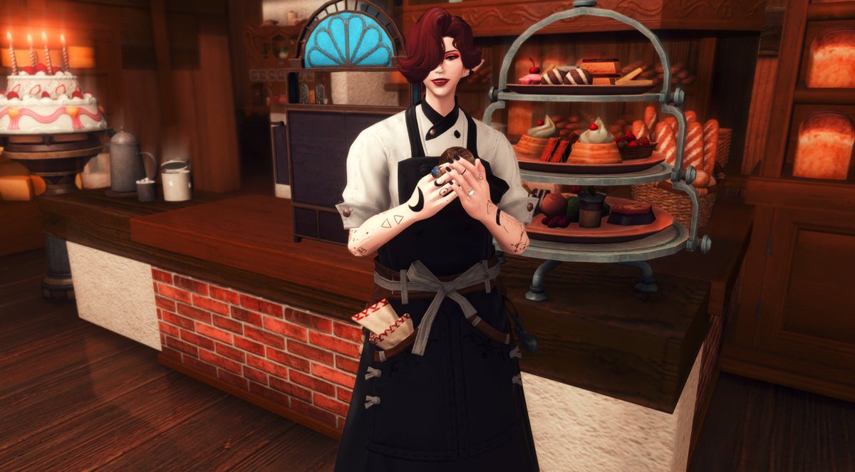 starre_ffxiv's tweet photo. Day 3: Breakfast
"The first thing I learned about owning a bakery is to eat when I get to work in the morning. Do not wait until I get hungry, do not wait for lunch or I will eat the day's profits without thinking."
#Junelezen2024 #zlainstudios #junelezen https://t.co/nRCpBCYm7I