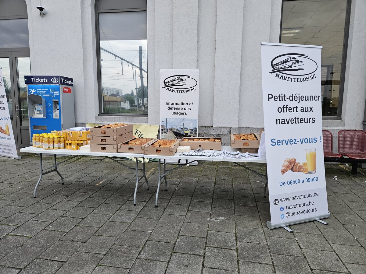 On vous attends en gare de Leuze ce matin !