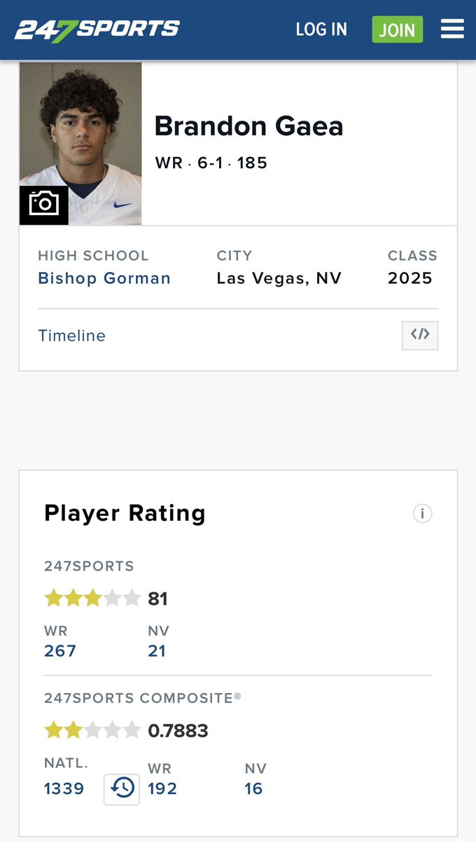 Blessed 🤙
<a href="/247Sports/">247Sports</a> <a href="/247recruiting/">247Sports Recruiting</a> <a href="/BishopGormanFB/">Gaels Football</a>
