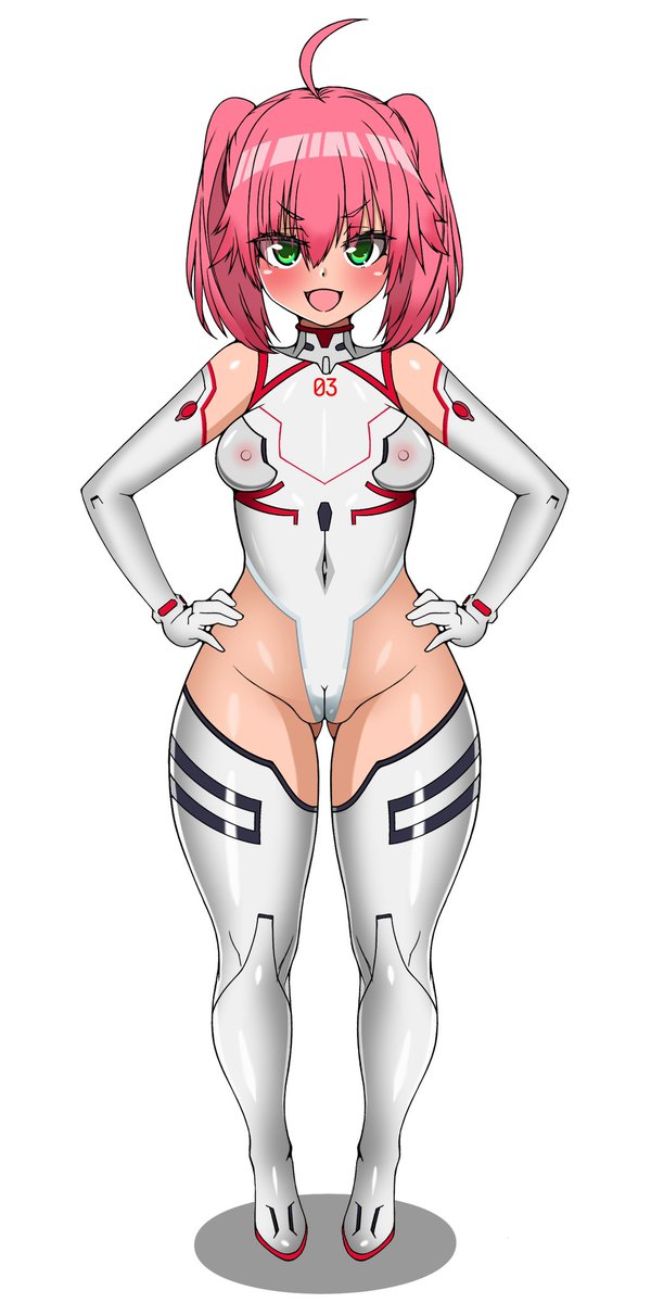 mgdn先生リスペクトのハイレグプラグスーツ完成版

ノースリーブでレオタードタイプなのがやはり正義かと、あと長手袋とニーハイ的な組み合わせ良過ぎる。 