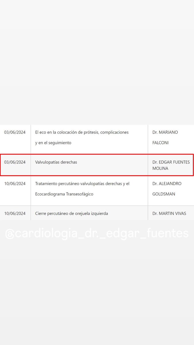 drEdgarFuentes's tweet image. 📌 Muy complacido y honrado de participar un año más como profesor invitado y parte del cuerpo docente del Curso de Ecocardiografía Transesofágica 2️⃣0️⃣2️⃣4️⃣, de la @SAC_54 

@SIAC_cardio @SISIACOficial 

#echofirst 🫀