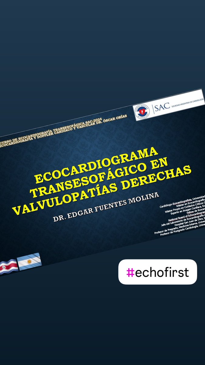 drEdgarFuentes's tweet image. 📌 Muy complacido y honrado de participar un año más como profesor invitado y parte del cuerpo docente del Curso de Ecocardiografía Transesofágica 2️⃣0️⃣2️⃣4️⃣, de la @SAC_54 

@SIAC_cardio @SISIACOficial 

#echofirst 🫀