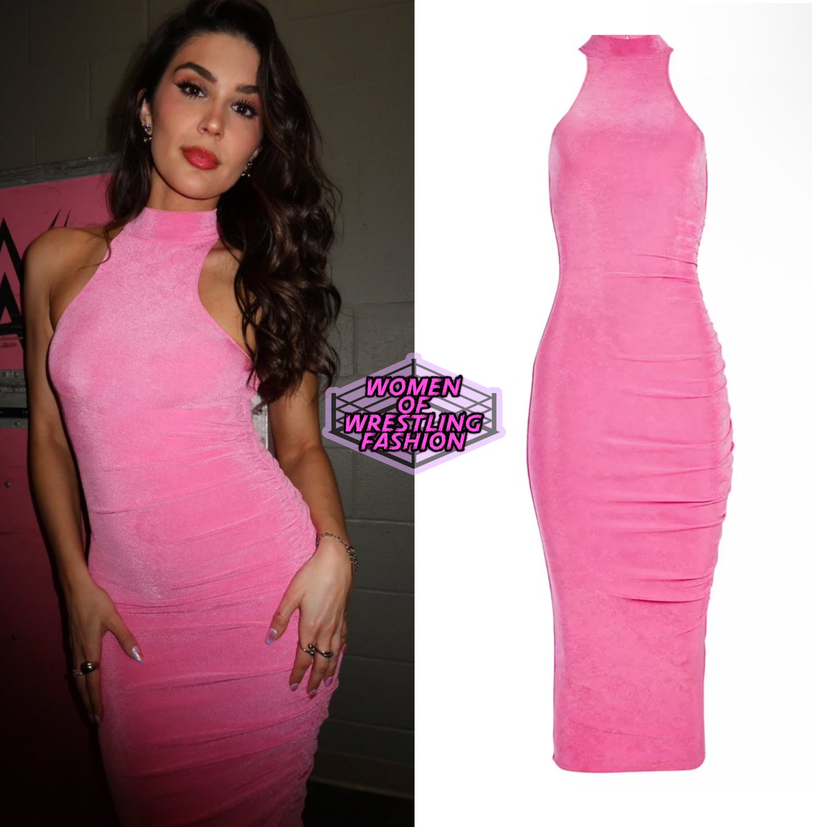 WmenWrstlinFash's tweet photo. .@catherinekelley wears the Delta Dress from #Seroya ($228 - on sale) https://t.co/LEurlWVOfk