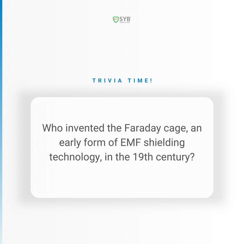 ShieldYourBody's tweet image. Did you know that one of the earliest forms of EMF (Electromagnetic Field) shielding technology dates back to the 19th century with the invention of the Faraday cage? 🤔

#EMFShielding #FaradayCage #MichaelFaraday #ElectromagneticFields #TechnologyHistory #ScienceTrivia