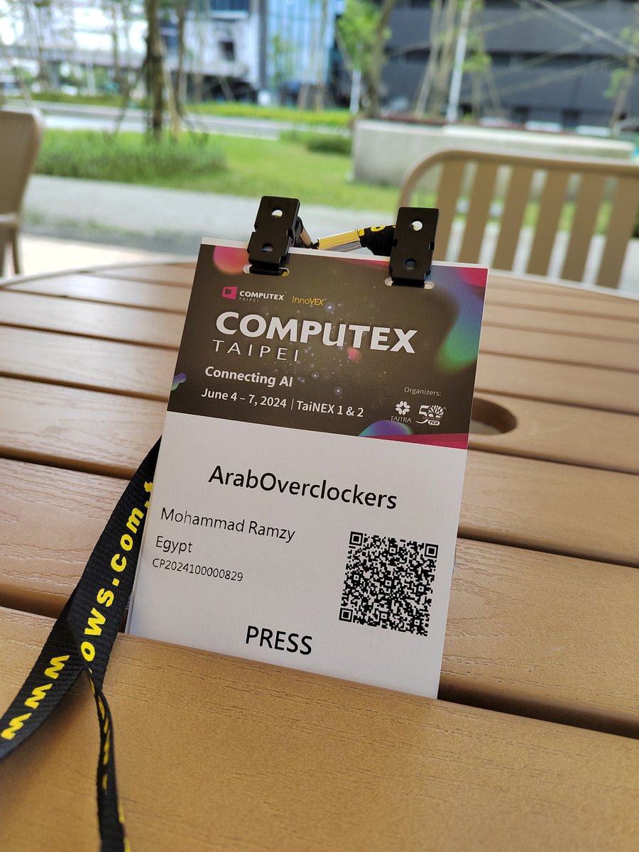 ArabOverclocker's tweet image. @computex_taipei first day

#COMPUTEX2024 #ConnectingAI #Computex #ArabOverclockers #تكنولوجيا #مستقبل_التقنية