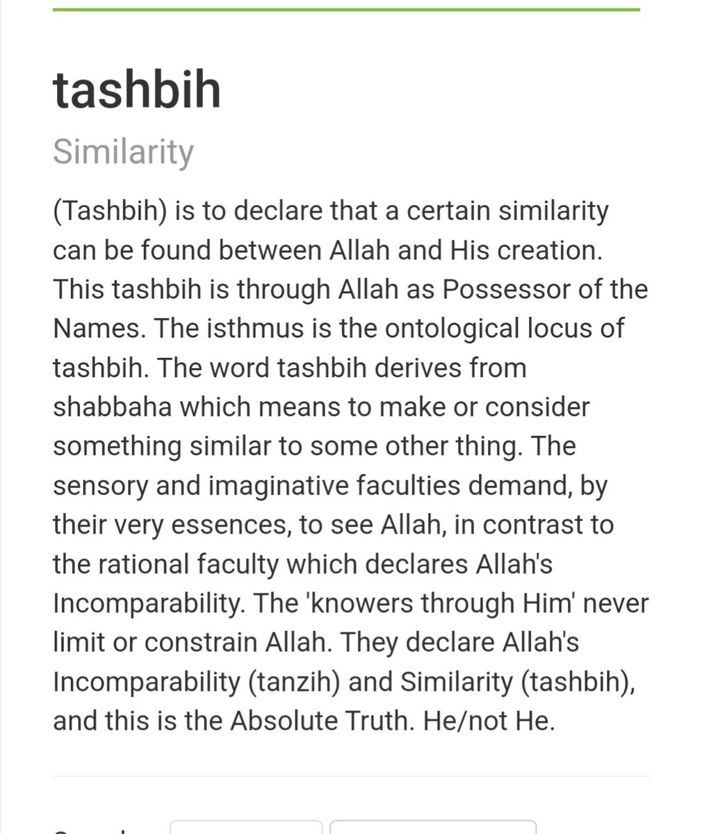 jmarieali's tweet photo. #tasawwuf #SufiGlossaries
#TheLanguageOfTheFuture
tashbih -Similarity
tanzih -Incomparability
Huwa, la Huwa. (He, not He.)
https://t.co/a27bL6koqw
#Asmaulhusna #NamesOfGod
#SufiMetaphysics https://t.co/h68AD9cCZ3