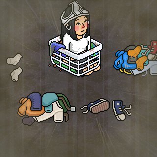 Just another day in #Habbo: lost my clothes in the laundromat, but at least I found a helmet!

📸: @Madzn_