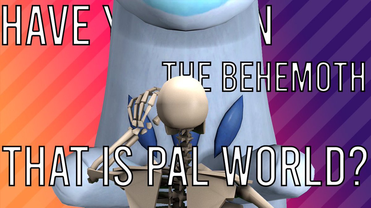 Games_Spider99's tweet photo. Have you seen the Behemoth? Watch now with this link: https://t.co/vXLKHBCREs #palworld #palworldfunny #palworldfunnymoments https://t.co/ipP7OIsQXM