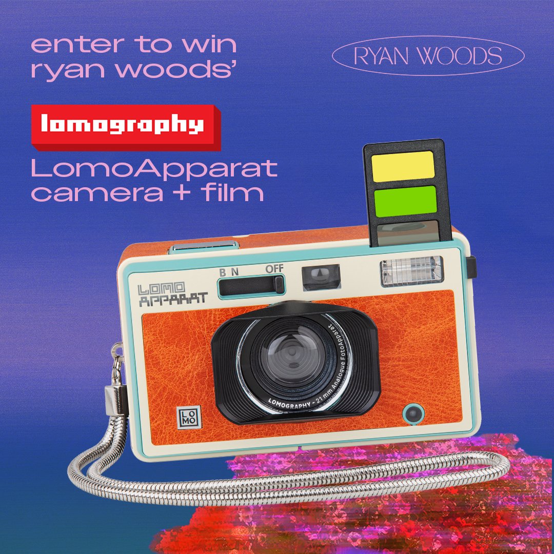 Love photography? Ryan Woods and <a href="/lomography/">Lomography</a>  have you covered - enter to win a LomoApparat camera &amp; film 📸 found.ee/lomographygive…