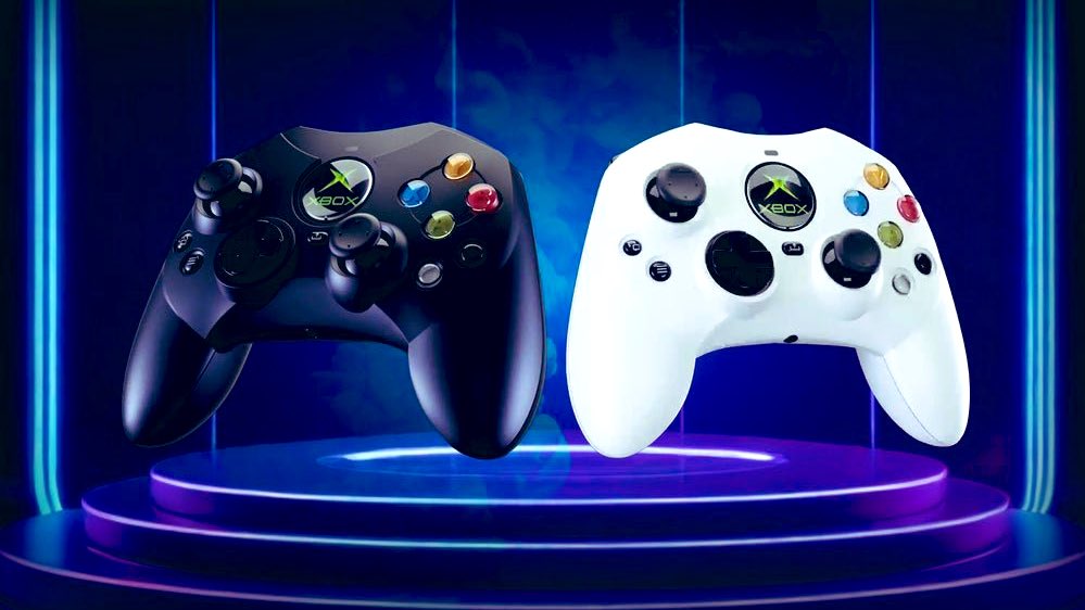 JamieMoranUK's tweet photo. The OG Xbox S Controller is getting a modern version!

Hyperkin DuchesS Wired Controller 

releases 21st of August 21

Hall Effect thumbsticks
Modern ergonomics
Precision ImpulseTriggers
Share Button

 $49.99 https://t.co/mF9hxU645d