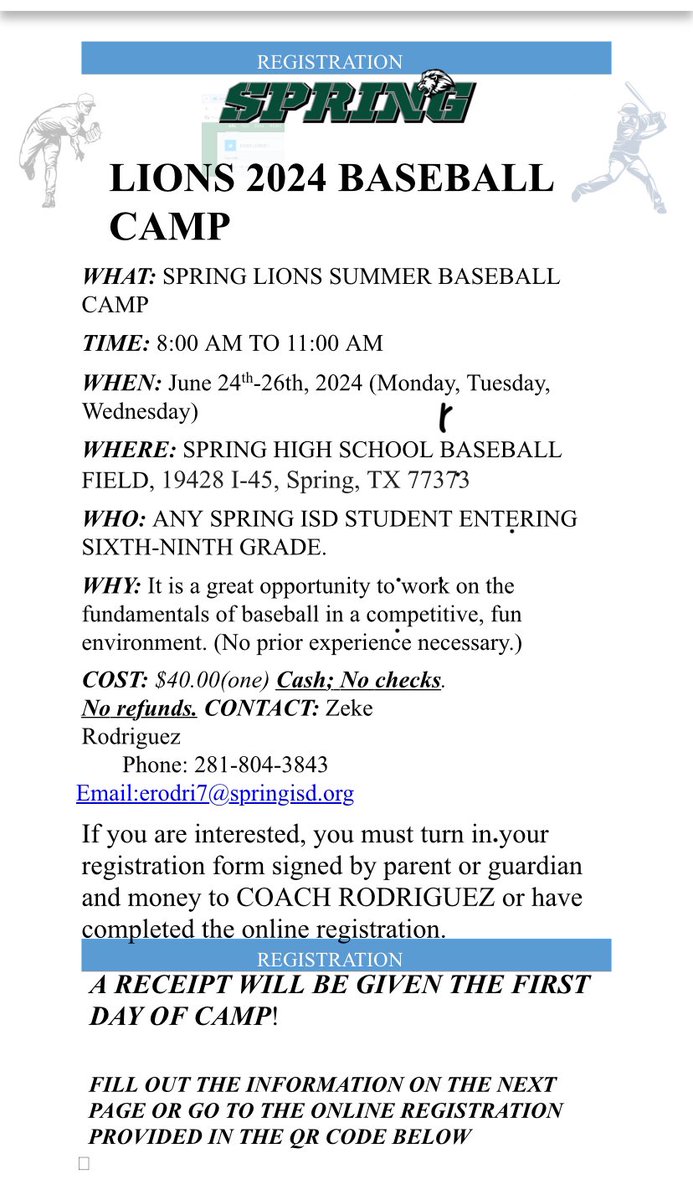 SPRING LION BASEBALL tweet media