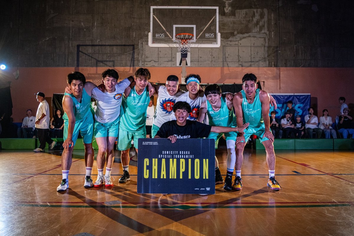 somecity_osaka's tweet photo. SOMECITY OSAKA 2024-2025
開幕戦を制したのは@tabasco_osa 🏆

NEXT⏩8/11 #2 "HOT SPOT"
#somecity #somecity_osaka #ballaholic #asics #tachikara #streetball #more_fun
#ボールを持って外に出よう 
#alldayallnighteverywhereanywhere
#streetballで遊び切ろう https://t.co/dBy3pMAPlu