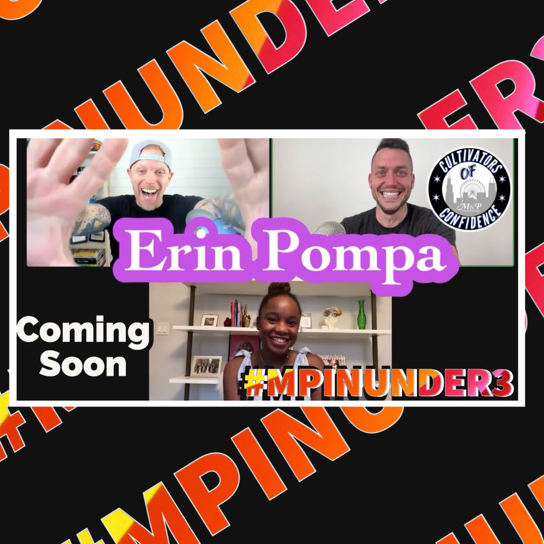 WAIT FOR THIS FRIDAY! 🚨 

It’s our #MPinUnder Season Finale and Episode 60 with the motivational and magnificent Erin Pompa! 🎙️ 

Your boys can’t think of a better person to close out the season and jump on summer break with! ☀️

#MP2Day 
#Podcast
#MotivationalSpeaker
#Interview
