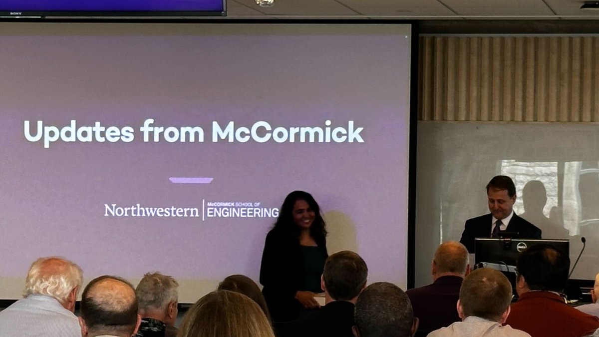 VAK Sustainable Computing Lab @ Northwestern π π (@vaklabnu) on Twitter photo Earlier today, our PI <a href="/NivArora/">π± Nivedita Arora π Sustainable Computing</a> received a medallion from <a href="/NorthwesternEng/">Northwestern Engineering</a> Dean Christopher Schuh for being chaired as an Allen K. and Johnnie Cordell Breed Junior Professor of Design. Congratulations ππ
Earlier today, our PI <a href="/NivArora/">π± Nivedita Arora π Sustainable Computing</a> received a medallion from <a href="/NorthwesternEng/">Northwestern Engineering</a> Dean Christopher Schuh for being chaired as an Allen K. and Johnnie Cordell Breed Junior Professor of Design. Congratulations ππ