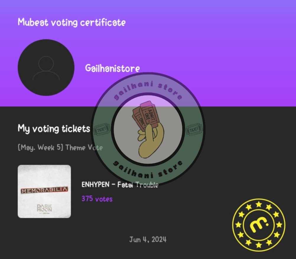 Congratulation #ENHYPEN for reach the goals 🥳 here's the proof   

2250 🩷 (750 Votes) 
#Gailhani_Proof