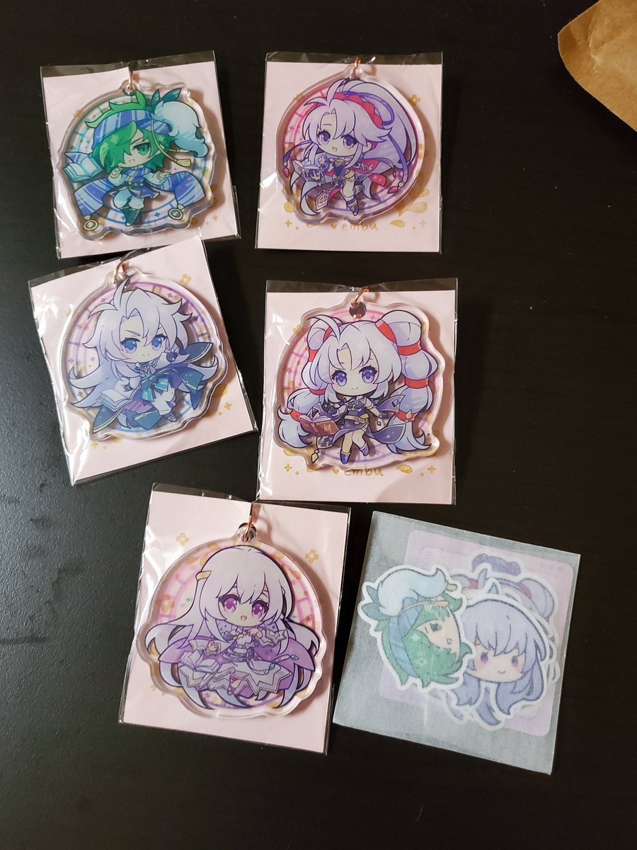 Swordsmaster5's tweet photo. I just got these in the mail!!! 🥰

They're all so adorable @embubuu! https://t.co/9bpcf05D3I