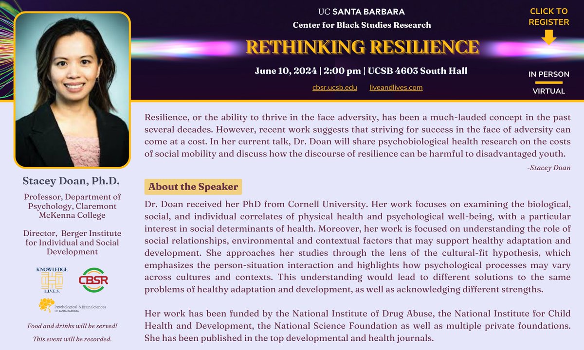 Next Monday! Visit cbsr.ucsb.edu/news-events/re… for more details!