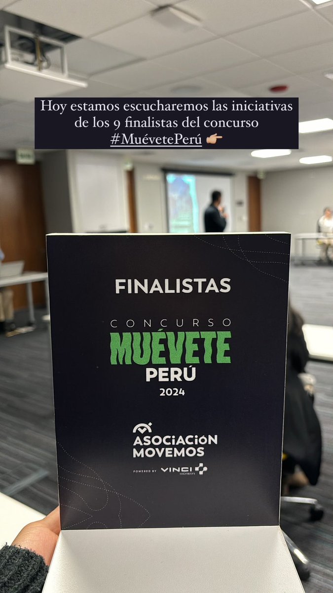 AsocMOVEMOS's tweet photo. Hoy elegiremos a los tres ganadores de #MuévetePerú. https://t.co/xsR7pQ17XU