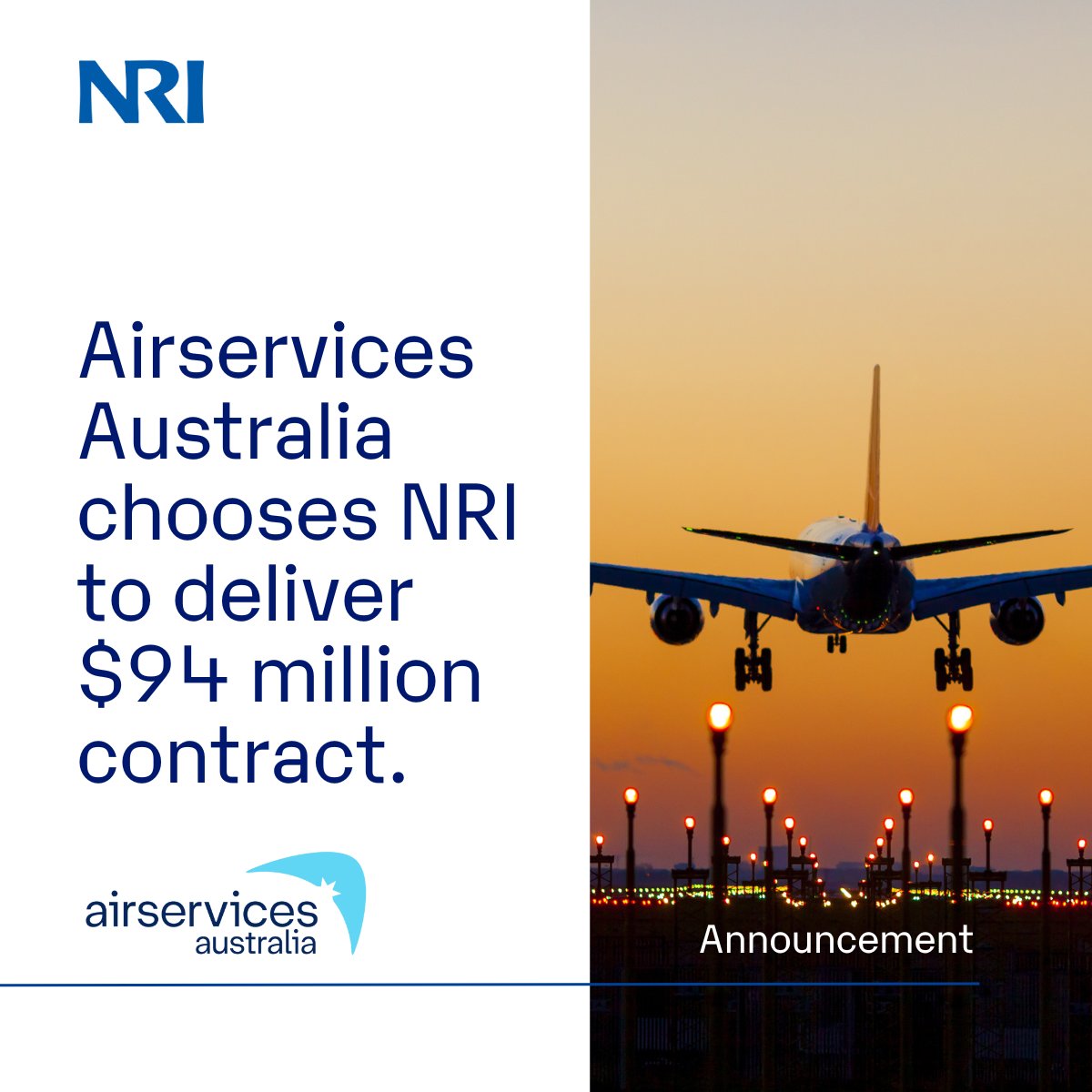 Today we proudly announced our $94 million contract renewal with Airservices Australia, to provide Business Systems Infrastructure, Service Desk, and End User Compute Services. READ MORE: bit.ly/3wRcCDj

#Transformation #Government