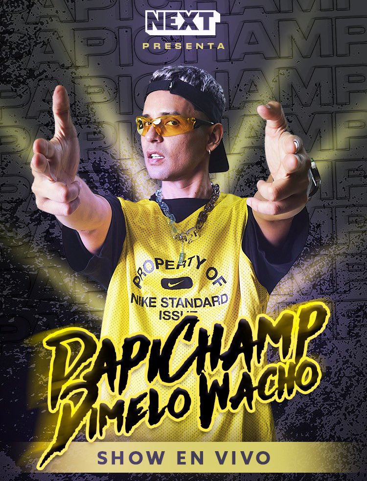 Dímelo wacho!
este Viernes llega <a href="/papichampok/">PAPICHAMP</a> a #Next

invitado dj Tecla ~ anticipadas en venta 
#Guatraché