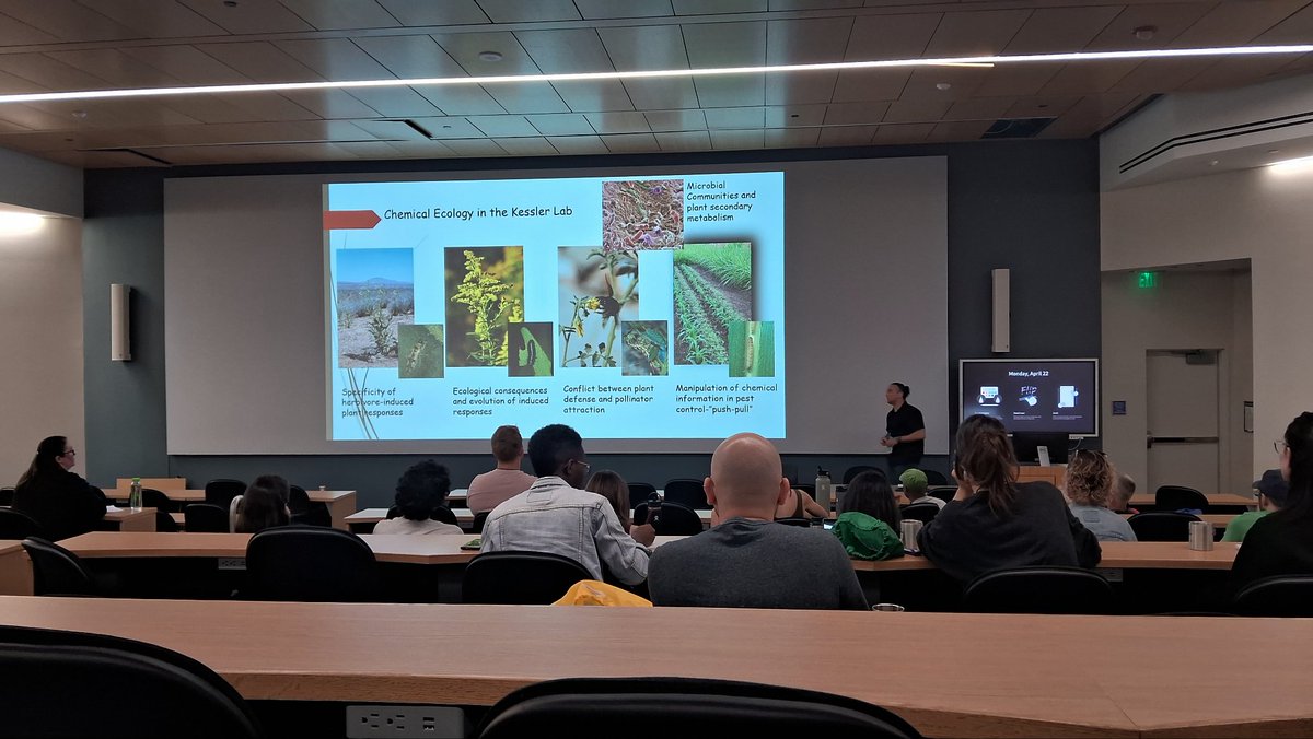 Mahendra Pawar (@mahipawar12) on Twitter photo What an amazing kickstart to the International Chemical Ecology short course at Penn State with exciting series of talks from the speakers.
<a href="/PSU_Entomology/">Penn State Entomology</a> <a href="/ChemEcol_org/">International Society of Chemical Ecology</a> What an amazing kickstart to the International Chemical Ecology short course at Penn State with exciting series of talks from the speakers.
<a href="/PSU_Entomology/">Penn State Entomology</a> <a href="/ChemEcol_org/">International Society of Chemical Ecology</a>