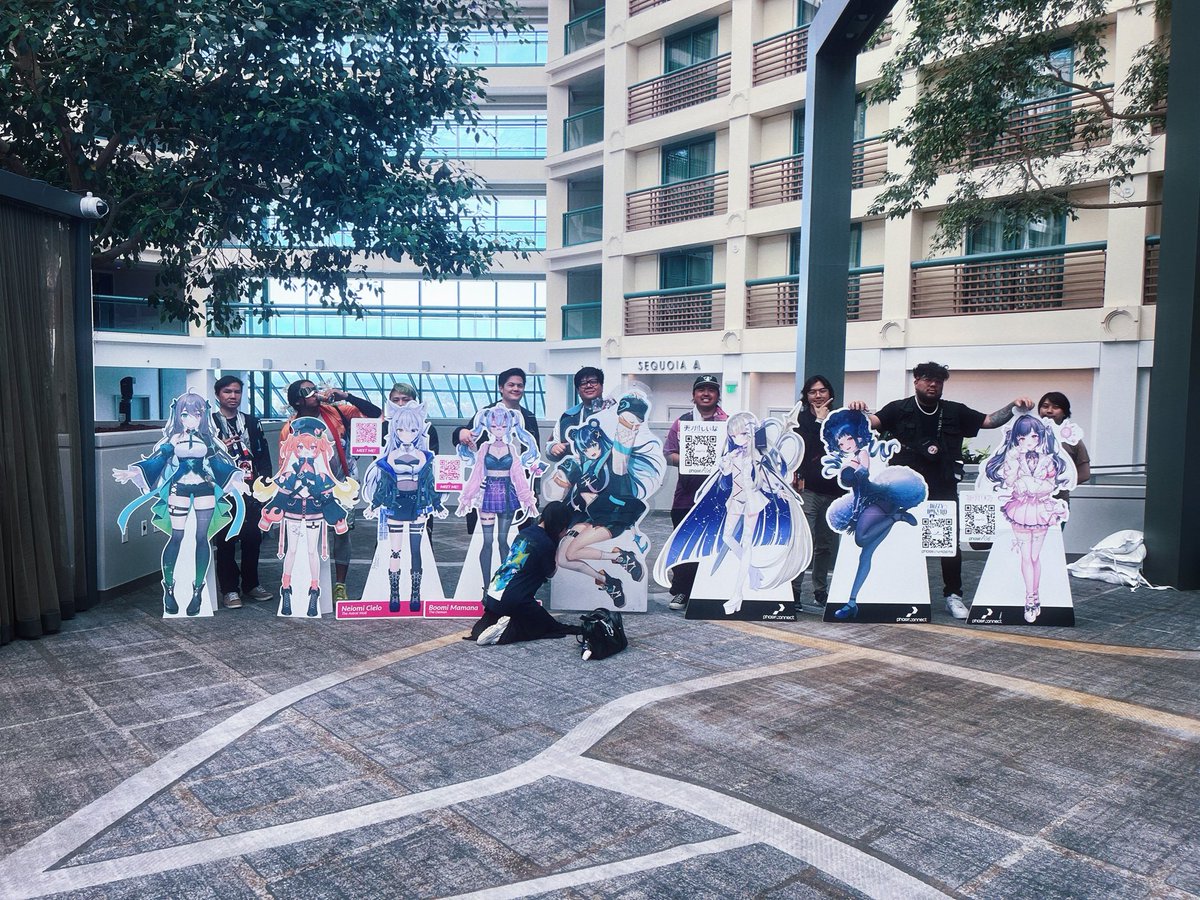 Taffie_tea's tweet photo. GOODBYE OFFKAI ♥︎ it was fun thank you to my friend @AllSoonNoDairy for inviting me again. I will also Cherish my time at offkai. I use his standee as a  @fujikurauruka shrine. With my Uruka t-shirt from @PhaseConnect #urufugang #offkai2024 https://t.co/y6VJR84kbp