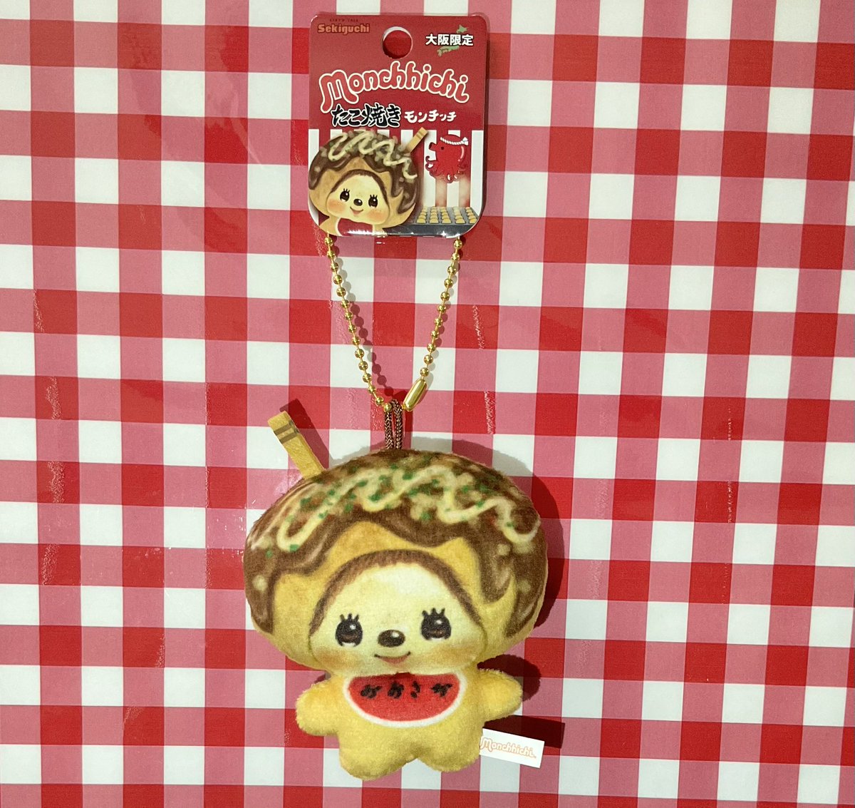 🍀キャラクターコーナー🍀 「大阪限定 たこ焼きモンチッチ プリント