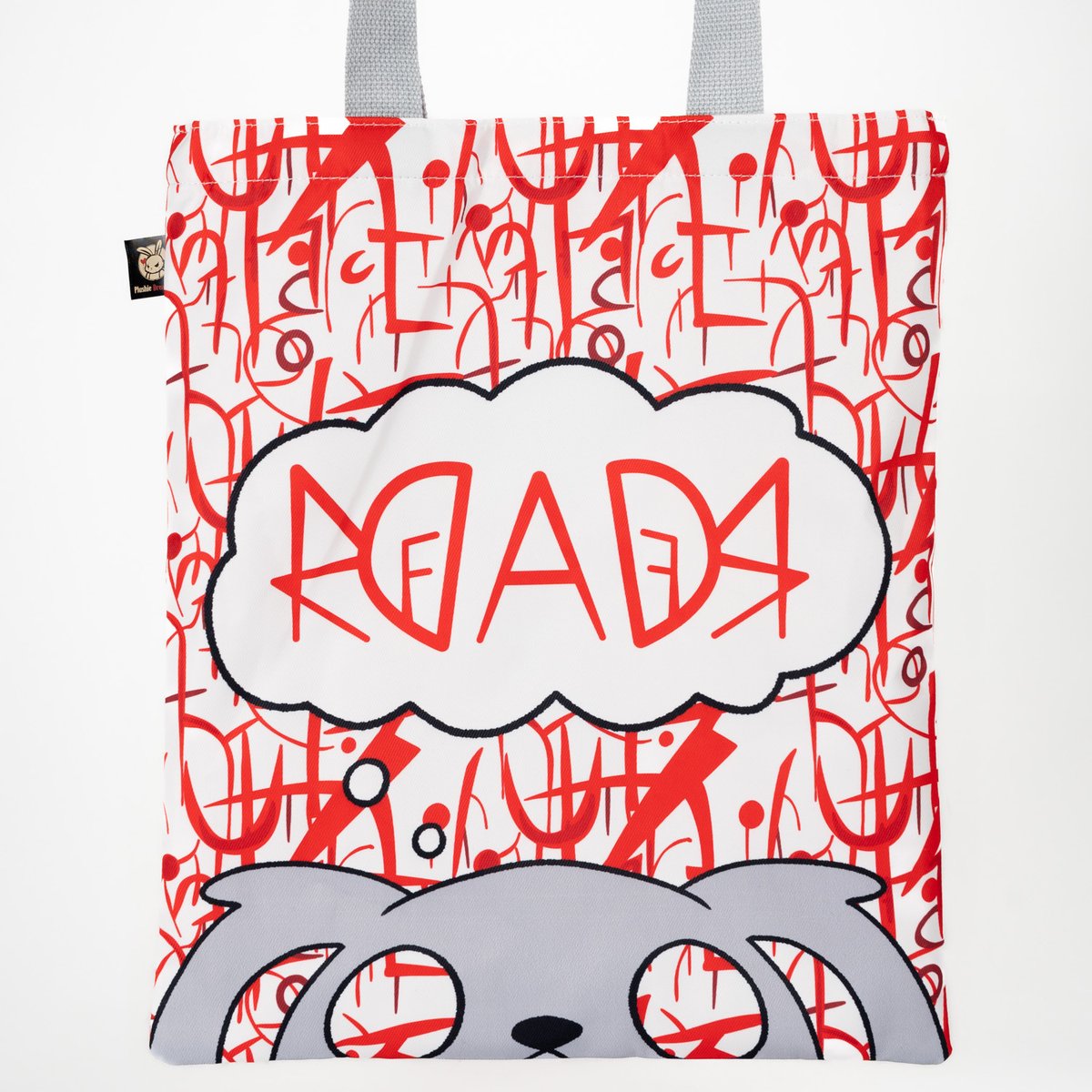 americanmcgee's tweet image. Did a reshoot of Dyslexia Rabbit with the Tote Bag. Every Plushie Dreadful comes with a unique and sturdy tote bag included for free. 

Dyslexia Rabbit is in the shop NOW. 

plushiedreadfuls.com 

#dyslexia #plushie #plushiedreadful