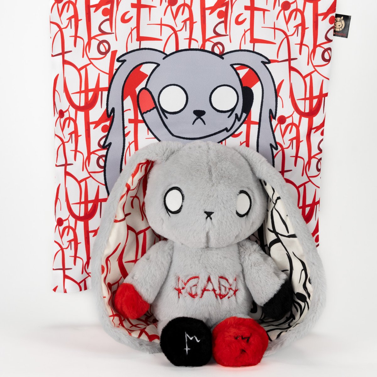 americanmcgee's tweet image. Did a reshoot of Dyslexia Rabbit with the Tote Bag. Every Plushie Dreadful comes with a unique and sturdy tote bag included for free. 

Dyslexia Rabbit is in the shop NOW. 

plushiedreadfuls.com 

#dyslexia #plushie #plushiedreadful